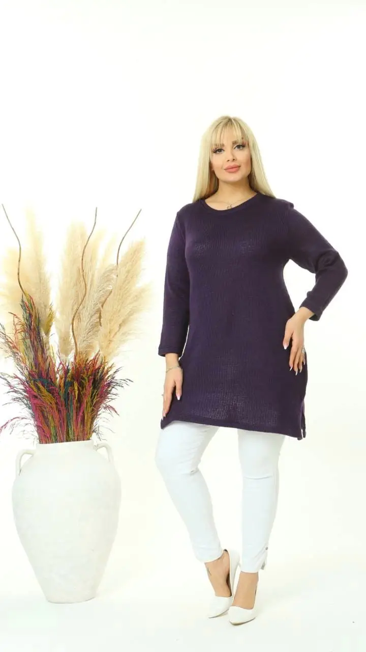 KADIN BÜYÜK BEDEN TRİKO TUNİK