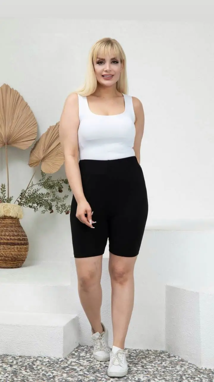 KADIN BÜYÜK BEDEN YÜKSEK BEL SPOR VİSKON TAYT