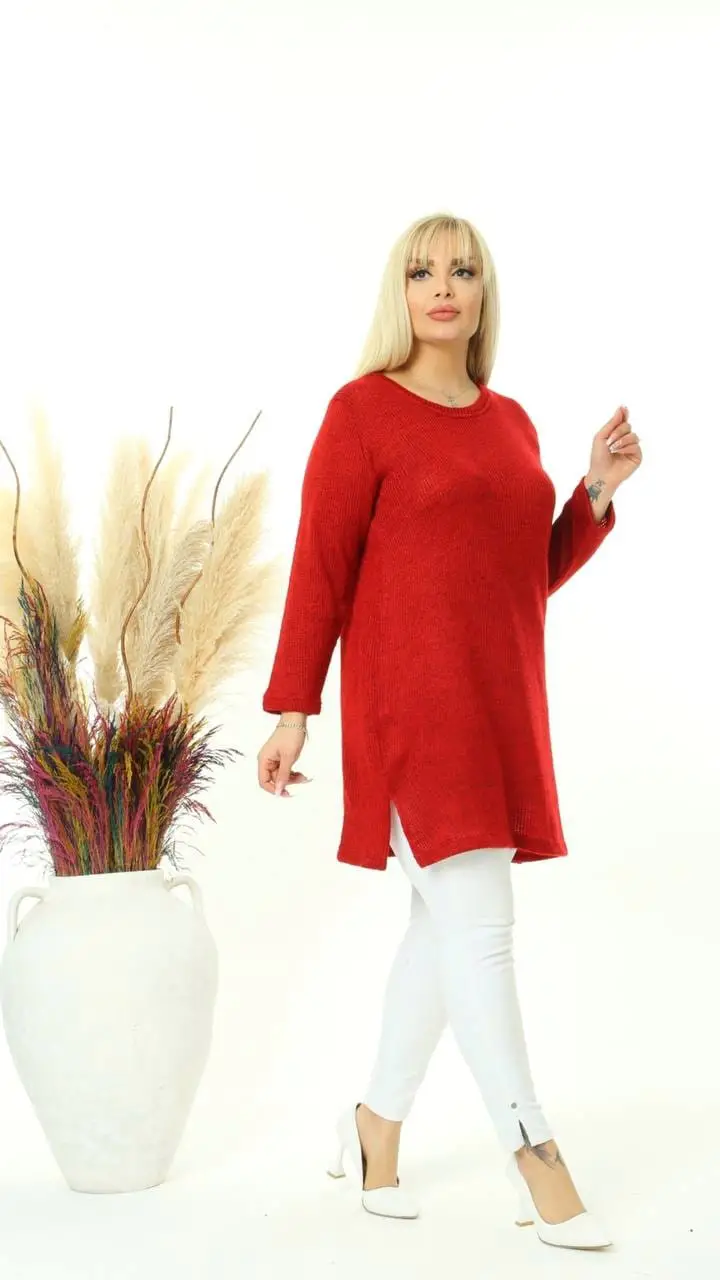 KADIN BÜYÜK BEDEN TRİKO TUNİK