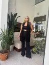 KADIN BÜYÜK BEDEN SALAŞ FİLE YELEK