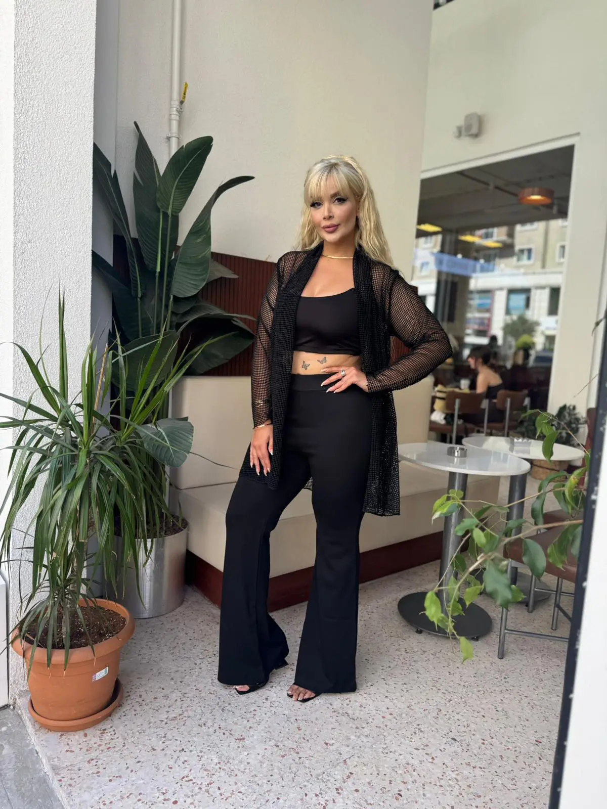 KADIN BÜYÜK BEDEN SALAŞ FİLE HIRKA