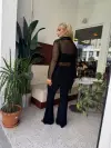 KADIN BÜYÜK BEDEN SALAŞ FİLE HIRKA