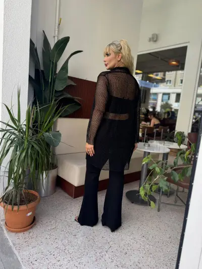KADIN BÜYÜK BEDEN SALAŞ FİLE HIRKA