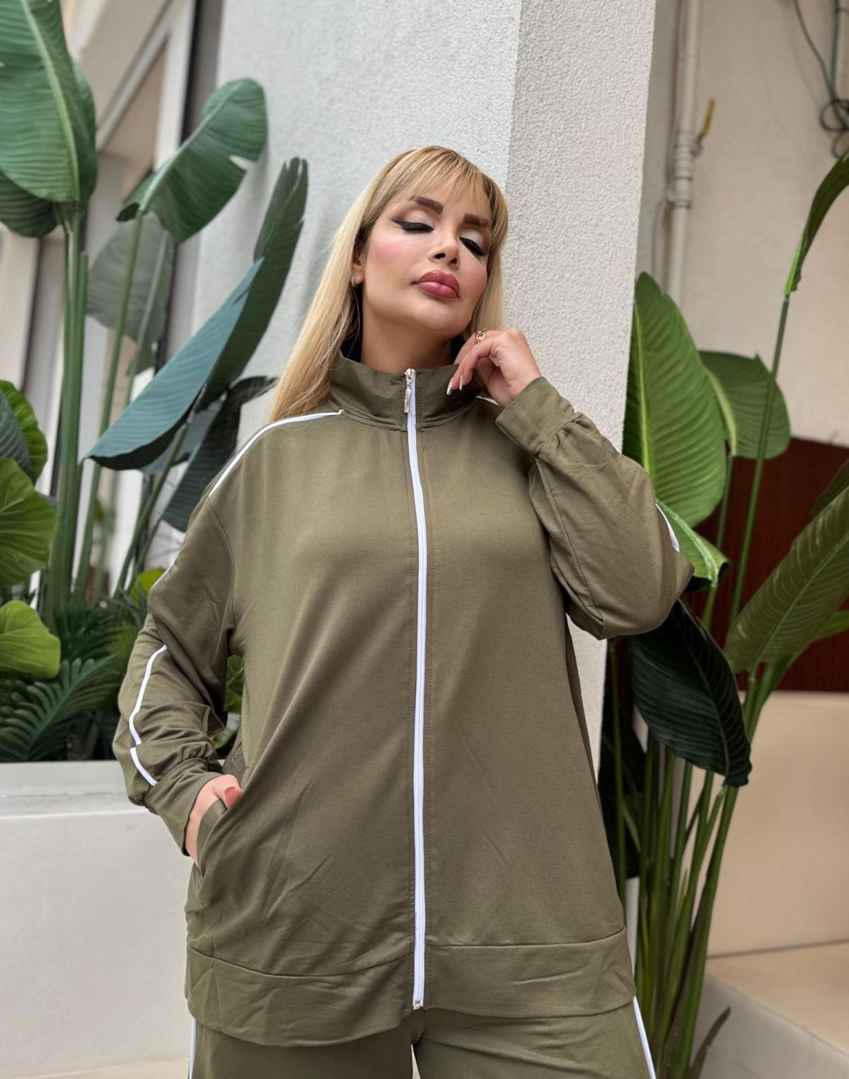 KADIN BÜYÜK BEDEN ÇİFT BİYE DETAY LİKRALI KRİSTAL İKİ İPLİK TAKIM