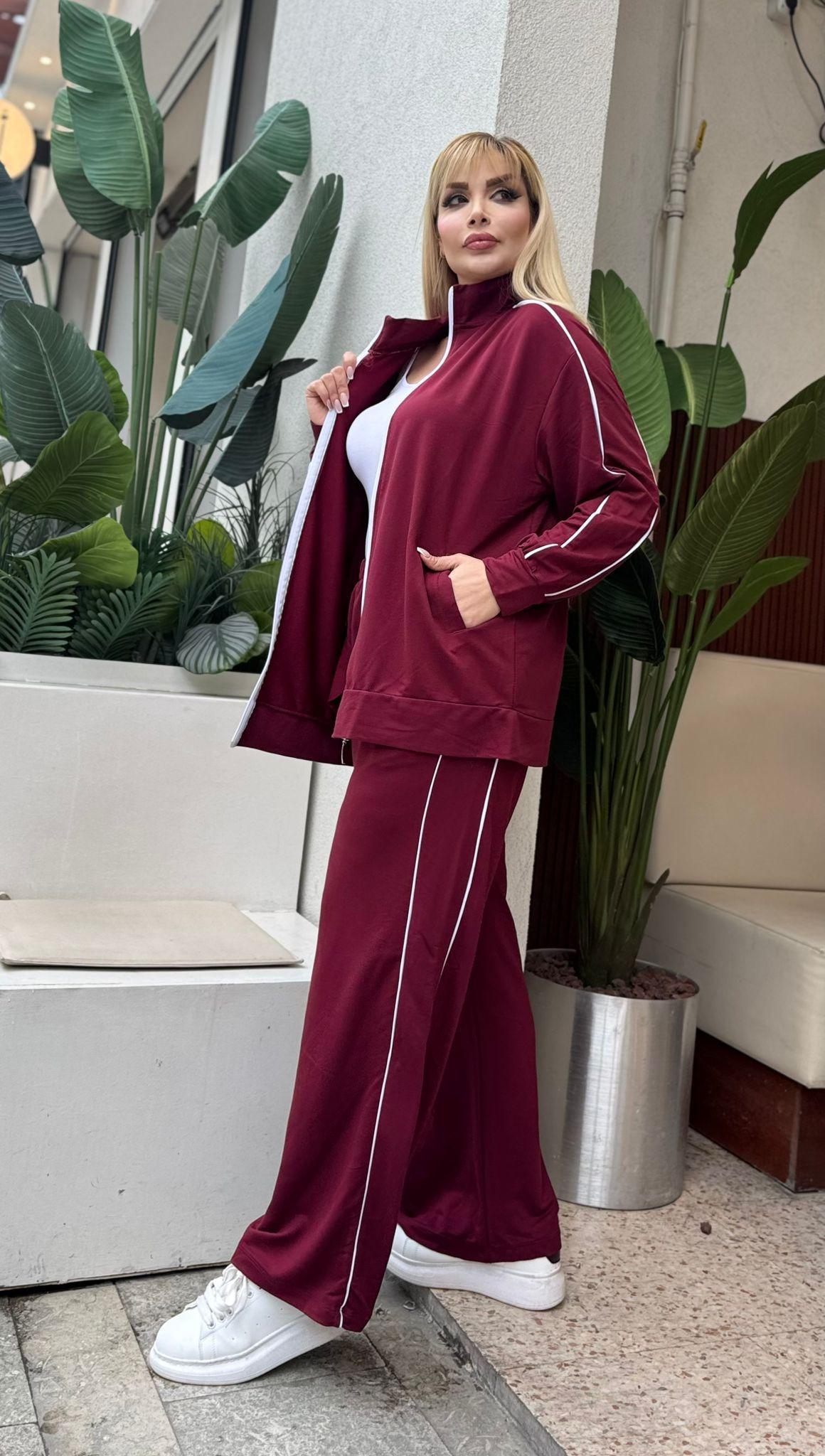 KADIN BÜYÜK BEDEN ÇİFT BİYE DETAY LİKRALI KRİSTAL İKİ İPLİK TAKIM